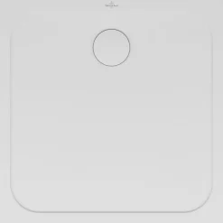 Receveur de douche 80 x 80 cm en céramique, blanc, Villeroy & Boch Slim