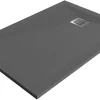 Receveur de douche 80 x 120 cm, résine, gris, Douro GoodHome