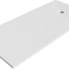 Receveur de douche 90 x 160 cm, résine, blanc, GoodHome Douro