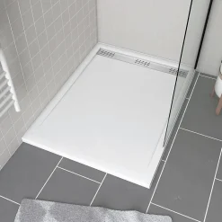 Receveur de douche 90 x 120 cm, acrylique blanc, Galedo Pure 2 Linéaire