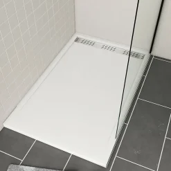 Receveur de douche 90 x 140 cm, acrylique, blanc, Galedo Pure 2 Linéaire