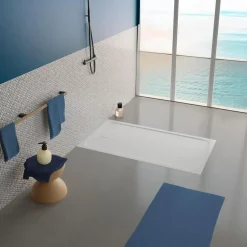 Receveur de douche 80 x 120 cm en céramique, blanc, Villeroy & Boch Slim