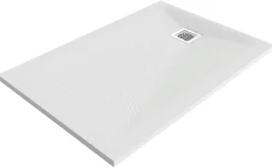 Receveur de douche 80 x 140 cm, résine, blanc, Douro GoodHome