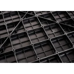 Receveur de douche 80 x 120 cm extra plat noir PIATTO en SoliCast surface ardoisee