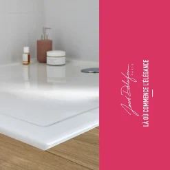 Receveur de douche 80 x 80 JACOB DELAFON Kyreo ceramique carré blanc