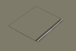 Receveur de douche 90 x 120 x 4 cm, Quaryl, anthracite, Villeroy & Boch Squaro Infinity