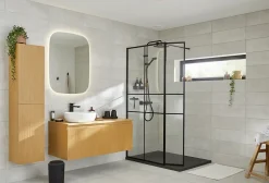 Receveur de douche 90 x 120 x 4 cm, Quaryl, anthracite, Villeroy & Boch Squaro Infinity