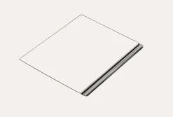 Receveur de douche 90 x 120 x 4 cm, Quaryl Marbre blanc, Villeroy & Boch Squaro Infinity
