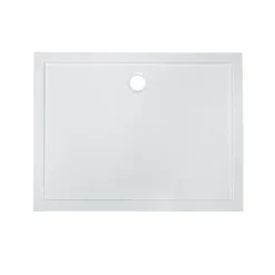 Receveur de douche acrylique 90 x 120 cm, blanc, Vorma