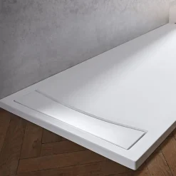 Receveur de douche antidérapant 160 x 90 JACOB DELAFON Flight Neus acrylique rectangle blanc + bonde + capot