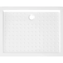Receveur de douche avec picots Blanc 90x70x4 cm ABS vidaXL