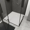 Receveur de douche blanc en résine L.90 x l.90 cm, Douro GoodHome