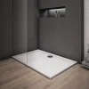 Receveur de douche blanc - 170x90x3cm - rectangulaire - Bac à douche extra plat - Antidérapant