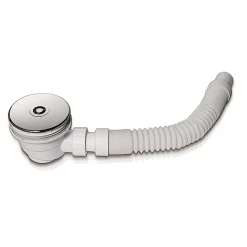 Receveur de douche blanc 80x80x3 cm - Extra plat - Carré - Résine antidérapante avec le bonde de douche et siphon 90cm