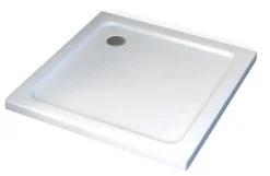 Receveur de douche carré - 90x90cm et système d'évacuation