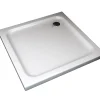 Receveur de douche carré surbaissé en Abs avec bonde inclus H. 5 cm - 90 x 90