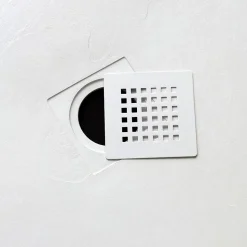 Receveur De Douche En Résine 150X80 Blanc Effet Pierre