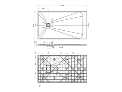 Receveur de douche extra plat à poser ou à encastrer recoupable en résine SMC - Blanc - 160 x 90 cm - MIRNOSA
