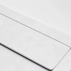 Receveur de Douche Extraplat 140x80cm Beige - Résine Minérale - Antidérapant - Effet Ardoise - Bonde Incluse - LAVABERG