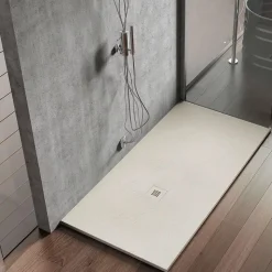 Receveur de douche extraplat blanc ivoire 90x110 cm Hos's - POALGI