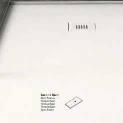 Receveur de douche extraplat blanc 70x140 cm Arena - POALGI