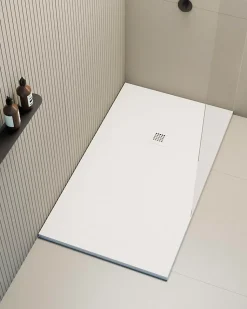 Receveur de douche extraplat blanc 70x140 cm Hos's - POALGI