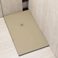Receveur de douche extraplat beige 90x100 cm Arena - POALGI
