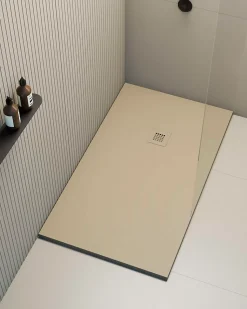 Receveur de douche extraplat beige 70x160 cm Hos's - POALGI