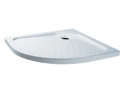Receveur de douche quart de cercle à poser 90 x 90 cm, extra-plat, céramique, Villeroy & Boch Collection