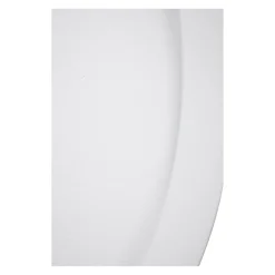 Receveur de douche quart de cercle à poser 90 x 90 cm, Dommel