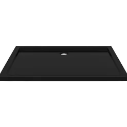 Receveur de douche rectangulaire ABS Noir 70x100 cm vidaXL