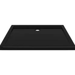 Receveur de douche rectangulaire ABS Noir 70x90 cm vidaXL