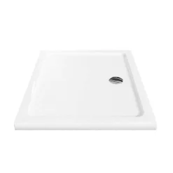 Receveur de douche 100x80 cm acrylique extraplat CRYSTA - Blanc