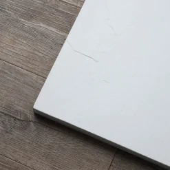 Receveur De Douche 90X70 En Résine Blanche, Avec Douchette En Acier Assortie Muse