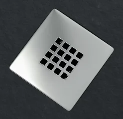 Receveur de douche 90x170cm extra plat MADISON en resine surface ardoisee anthracite