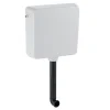RESERVOIR AP123 6/9L IND.DISSIMULE BLANC AVEC COUDE - RESERVOIR AP123 6/9L IND.DISSIMULE BLANC AVEC COUDE
