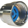 Régulateur limiteur de débit avec clapet 10 l/min Mâle/Femelle 15 x 21 Noyon et Thiebault