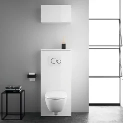 Réhausse 5 cm habillage blanc Lineo Geberit