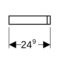 Réhausse 5 cm habillage blanc Lineo Geberit