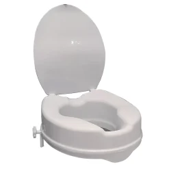 Réhausse WC avec couvercle plastique Godonnier blanc 10 cm