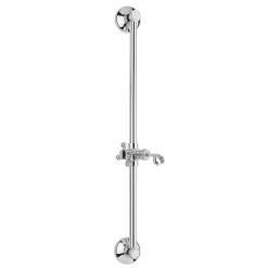 Ricordi Set de douche vintage avec barre de douche 60cm, Chrome (ZSAL010)