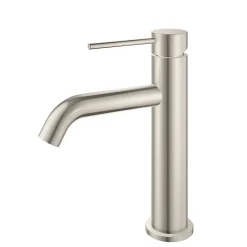 Robinet à bec court - Nickel brossé,Chrome - DILECI