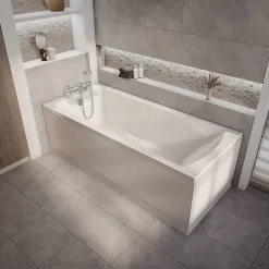 Robinet bain thermostatique GROHE Grohtherm 800 avec colonnettes