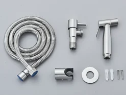Robinet bidet en Acier Inox Murale Trou Unique