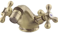 Robinet Bidet Laiton Manettes Croisillons