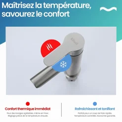 Robinet Compact lave-mains couleur Chrome - DILECI