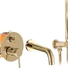 Robinet de baignoire encastré REA Lungo Gold + box