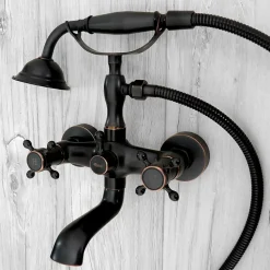 Robinet de baignoire REA Retro Old Black