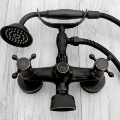 Robinet de baignoire REA Retro Old Black