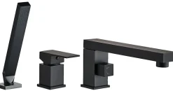Robinet de baignoire REA Glen Black Trois Parties